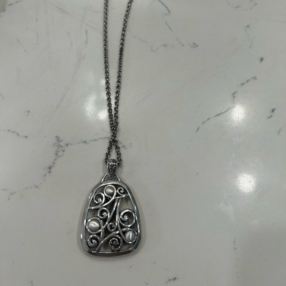 Brighton Elegant Silver Pendant Necklace